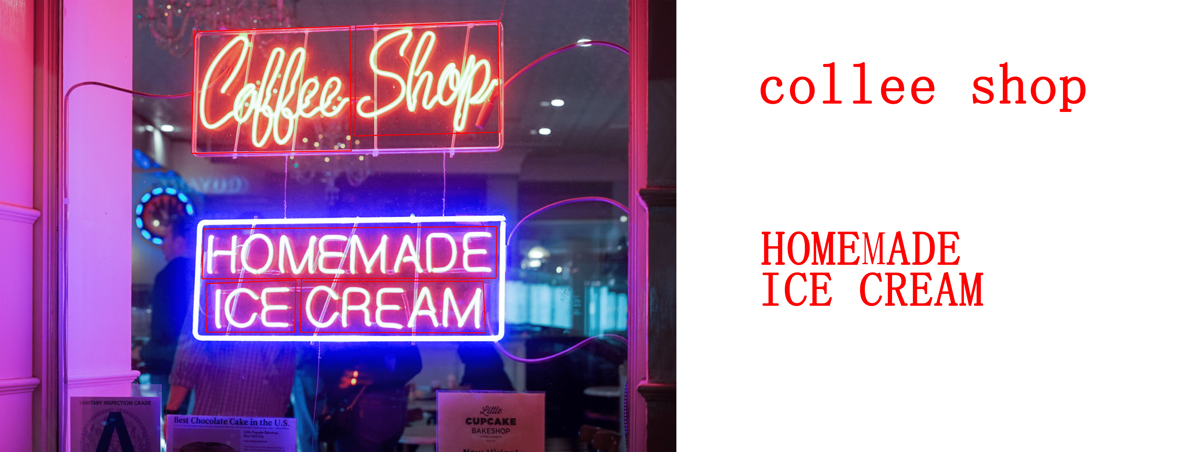 English & Chinese Shopsign Dataset