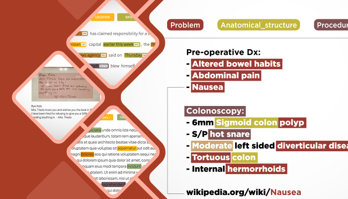 Medical data annotation