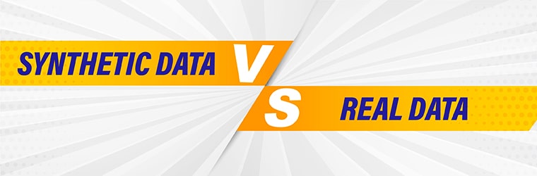 Synthetic data vs. Real data