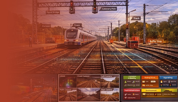 Railway lidar & 2d annotation