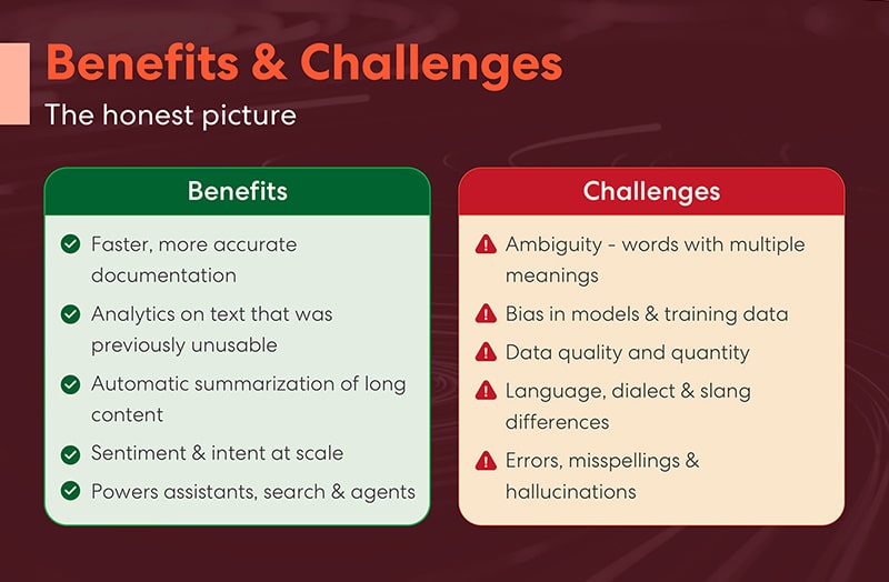 An honest picture: the benefits and what's still going well