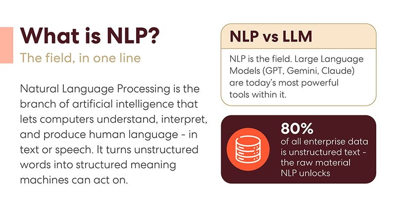 First, let's clear up the biggest confusion: nlp vs. Lm