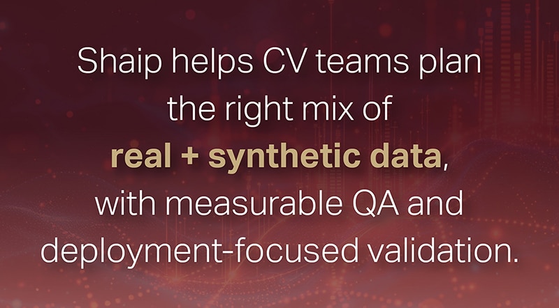 Synthetic data in cv