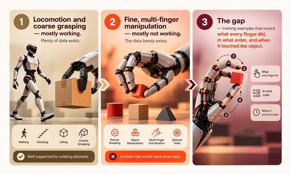 Why is dexterity the real bottleneck in robot manipulation?