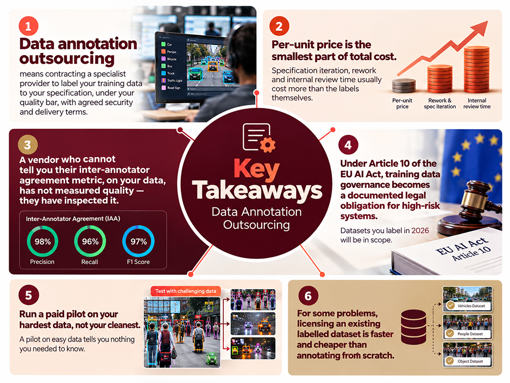 Data annotation outsourcing in 2026