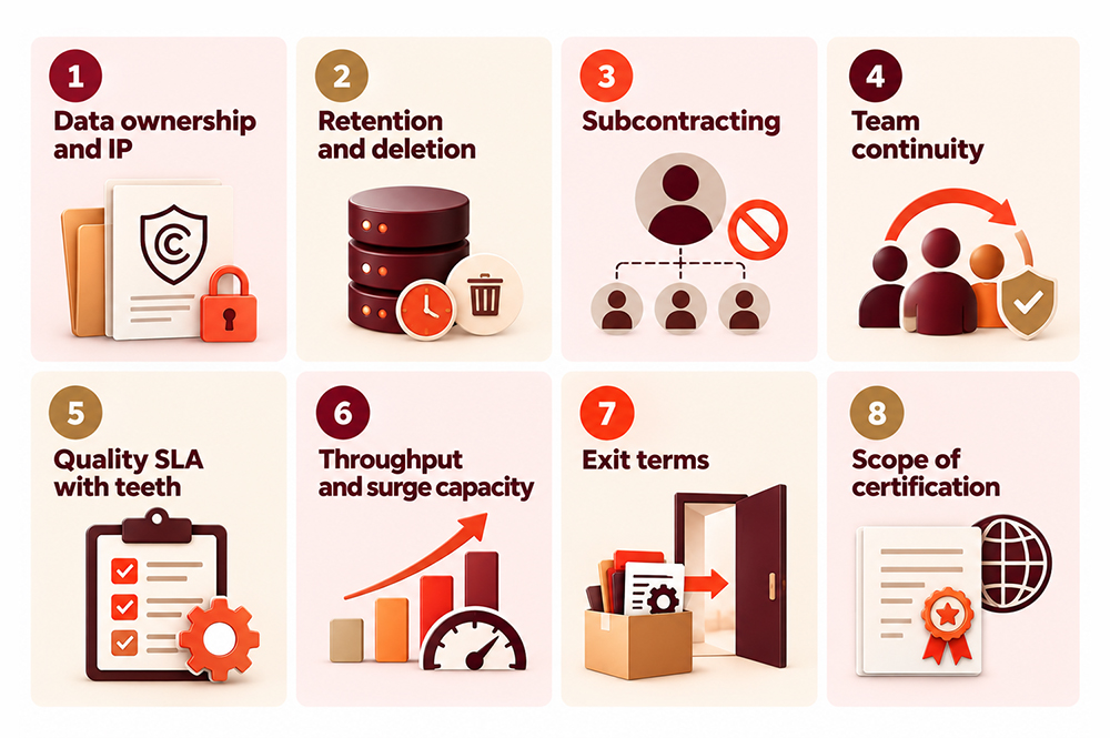 The vendor evaluation checklist