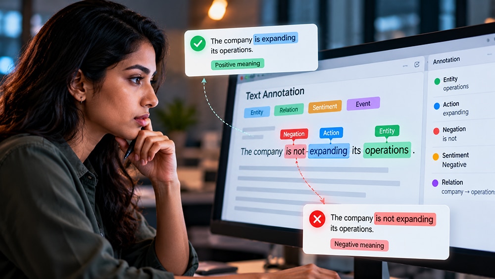 Text annotation